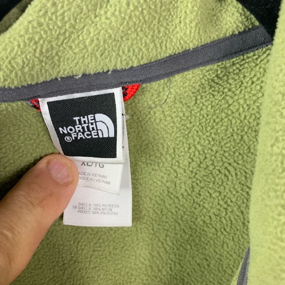 North Face Green Fleece jacket XL - Picture 3 of 7